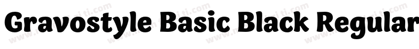 Gravostyle Basic Black Regular字体转换